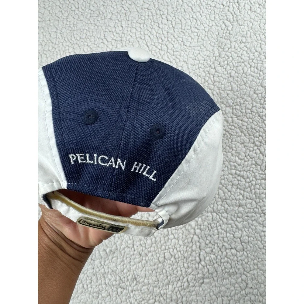 Imperial HT Pelican Hill Resort‎ Baseball Cap Navy White Adjustable Golf Hat